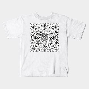 Scandinavian floral ornament Kids T-Shirt